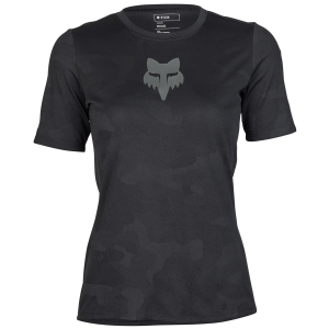 Women's Fox Racing Ranger TruDri Short-Sleeve Jersey 2024 in Black size Medium | Polyester