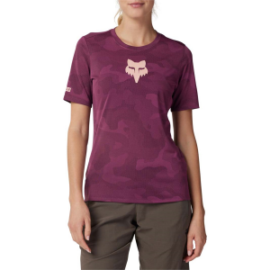 Women's Fox Racing Ranger TruDri Short-Sleeve Jersey 2024 in Purple size X-Large | Polyester