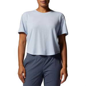 Women's Mountain Hardwear Trek N Go Short Sleeve T-Shirt 2023 Blue size Small