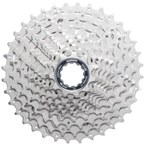 Shimano HG50 10-Speed Cassette 2023 in Silver size 11-36T