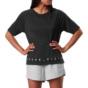 Women's Picture Organic Novita Urban Tech T-Shirt in Black size X-Small | Polyester