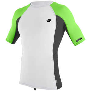 O'Neill Premium Skins Short Sleeve Rashguard 2024 in White size Medium | Nylon/Spandex