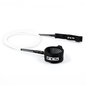 FCS ' All Around Essential Leash 2024 in White size 8 | Neoprene