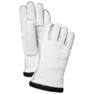 Women's Hestra Heli Ski Glove Liners 2026 in White | Polyester