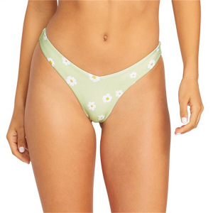 Women's Volcom Like Daisy V Bottom 2023 in Green size X-Large | Nylon/Elastane