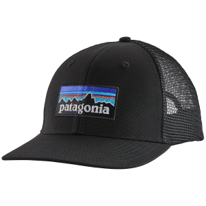Patagonia P-6 Logo Trucker Hat 2026 in Black | Cotton/Polyester