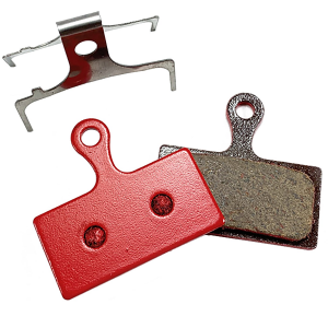 MTX Braking Label Race Shimano XT/XTR 2-Piston Brake Pads 2025 in Red