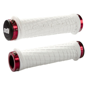 ODI Troy Lee Design Lock-On Grip 2025 in White