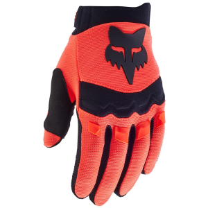 Kid's Fox Racing Dirtpaw Bike Gloves 2025 in Orange size Yl | Nylon/Elastane/Rubber