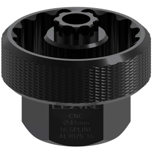 Lezyne CNC Alloy Bottom Bracket Tool 2023 in Black size 16Notch/41mm | Aluminum