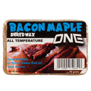 OneBall Maple Bacon Bar Snowboard Wax All Temp 2026 | Plastic