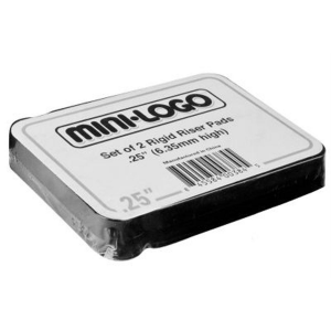Mini Logo Rigid Riser Pads 2025 size .25