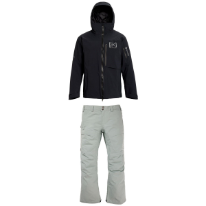 Burton AK 2L GORE-TEX Helitack Stretch Jacket 2024 - XS Package (XS) + XXS Shell in Black size Xs/Xxs | Polyester