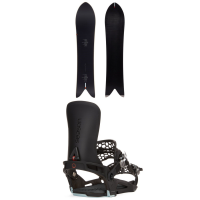 Season Forma Snowboard 2025 - 153 Package (153 cm) + M Mens in Black size 153/M | Nylon