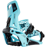 Nidecker Supermatic Snowboard Bindings 2025 in Blue size Medium | Nylon