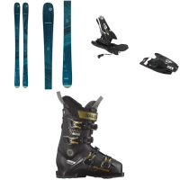 Women's Blizzard Pearl 82 Skis 2024 - 152 Package (152 cm) + 90 Adult Alpine Bindings in Black size 152/90