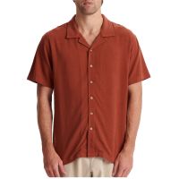 The Critical Slide Society Ernie Short-Sleeve Resort Shirt Men's 2024 in Red size Medium | Cotton