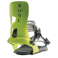 Rome Crux Snowboard Bindings 2020 in Green size Large/X-Large