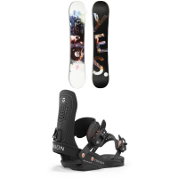 Women's Yes. Hel Snowboard 2024 - 149 Package (149 cm) + L Womens in Black size 149/L | Bamboo/Plastic