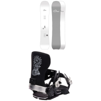 GNU Hyper C2X Snowboard 2024 - 151 Package (151 cm) + L Mens | Aluminum in Black size 151/L | Aluminum/Polyester