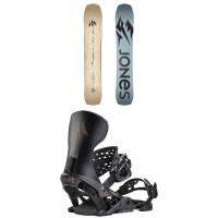 Jones Flagship Snowboard 2025 - 154 Package (154 cm) + M Mens in Black size 154/M | Bamboo