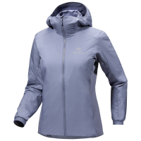 Women's Arc'teryx Atom Hoodie 2025 in Purple size Small | Nylon/Polyester