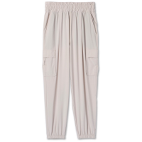 Women's Vuori Villa Cargo Joggers 2024 Pant in White size Medium | Elastane/Polyester