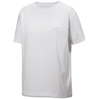 Women's Arc'teryx Kragg Cotton Little Bird Crew Short-Sleeve T-Shirt 2025 in White size Small