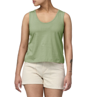 Women's Patagonia Regenerative Organic Certified Cotton Tank Top 2023 in Green size X-Large