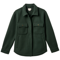 Women's Brixton Durham Shirt Jacket 2024 in Green size X-Small | Polyester