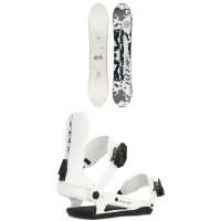 Women's Ride Compact Snowboard 2025 - 150 Package (150 cm) + S Womens | Nylon/Aluminum size 150/S | Nylon/Aluminum/Polyester