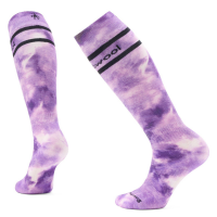 Women's Smartwool Full Cushion Tie-Dye OTC Socks 2025 in Purple size Large | Nylon/Wool/Elastane