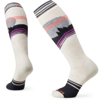 Women's Smartwool Snowboard Full Cushion Moon Energy OTC Socks 2025 in White size Small | Nylon/Wool/Elastane