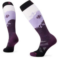 Women's Smartwool Full Cushion Snowpocalypse OTC Socks 2025 in Purple size Small | Nylon/Wool/Elastane