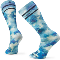 Smartwool Full Cushion Groovy Tie-Dye OTC Socks 2025 in Blue size Medium | Nylon/Wool/Elastane