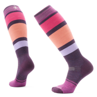 Women's Smartwool Snowboard Targeted Cushion OTC Socks 2025 in Purple size Large | Nylon/Wool/Elastane