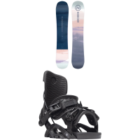 Women's Nidecker Ora Snowboard 2025 - 147 Package (147 cm) + L Womens in Black size 147/L | Nylon