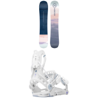 Women's Nidecker Ora Snowboard 2025 - 147 Package (147 cm) + L Womens in Black size 147/L | Nylon