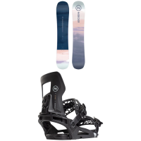 Women's Nidecker Ora Snowboard 2025 - 151 Package (151 cm) + L Womens in Black size 151/L | Nylon/Aluminum