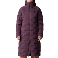 Women's Mountain Hardwear Stretchdown(TM) Long Parka Jacket 2025 in Purple size Medium | Nylon/Elastane