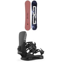 DC AW Ply Snowboard 2024 - 154W Package (154W cm) + M Mens in Black size 154W/M | Aluminum