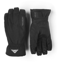 Hestra Powder Short Gloves 2024 in Black size 6 | Leather/Polyester