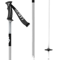 Scott Decree Re-Entry Ski Poles 2025 in White size 135 | Aluminum/Rubber/Plastic