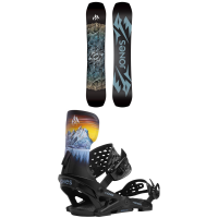 Jones Mountain Twin Snowboard 2024 - 154 Package (154 cm) + L Mens in Blue size 154/L