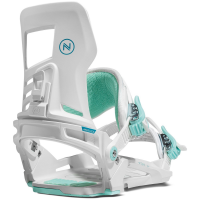 Women's Nidecker Muon-W Snowboard Bindings 2025 in White size Large | Nylon