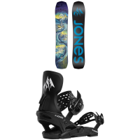 Kid's Jones Flagship SnowboardKids' 2024 - 142 Package (142 cm) + S Kids in Black size 142/S | Plastic