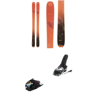 Blizzard Hustle 10 Skis 2024 - 164 Package (164 cm) + 115 Adult Alpine Bindings in Black size 164/115