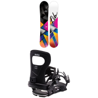 Women's Lib Tech Cortado C2 Snowboard 2024 - 148 Package (148 cm) + M Womens | Aluminum in Black size 148/M | Aluminum/Polyester