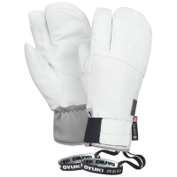 Women's Oyuki Chika GORE-TEX Trigger Mittens 2024 in White size Medium | Leather