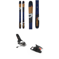 Women's K2 Mindbender 106 C W Skis 2024 - 169 Package (169 cm) + 115 Adult Alpine Bindings in Black size 169/115